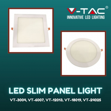 V-Tac Led Slim PanelLightS