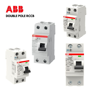 ABB Double Pole Residual Current Circuit Breaker (RCCB)
