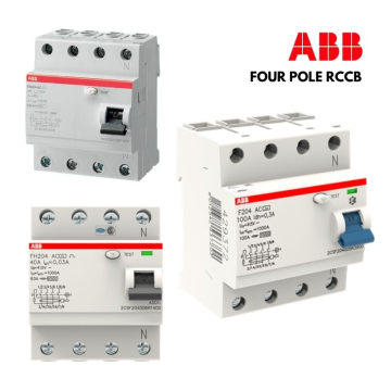ABB Four Pole Residual Current Circuit Breaker (RCCB)
