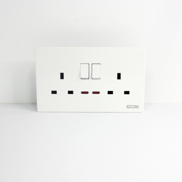 Tellaro 13 Amp Double Switch Sockets